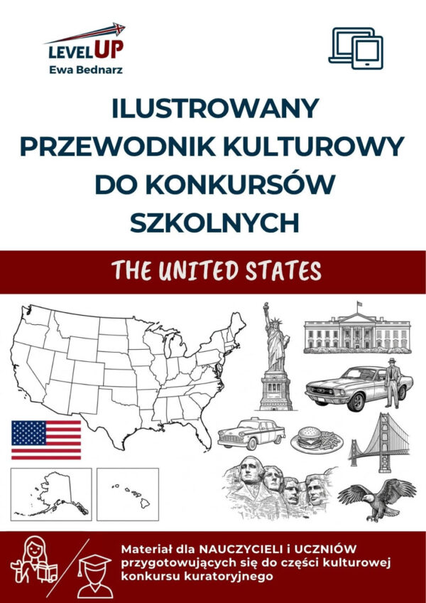 Okładka: ilustrowany przewodnik kulturowy The United States